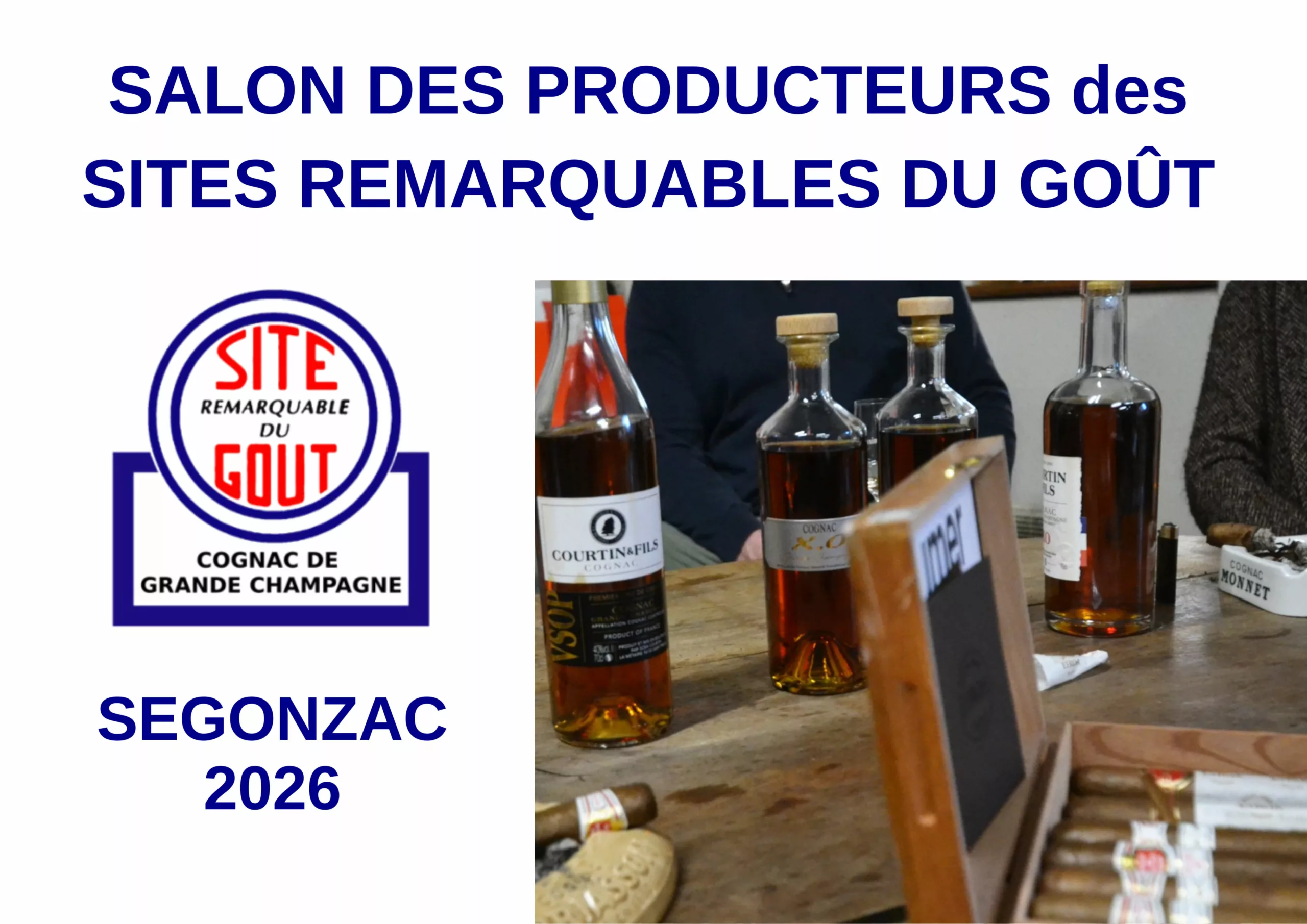 Atelier Cognacs Cigare lors du Salon du Goût Cognac de Grande Champagne