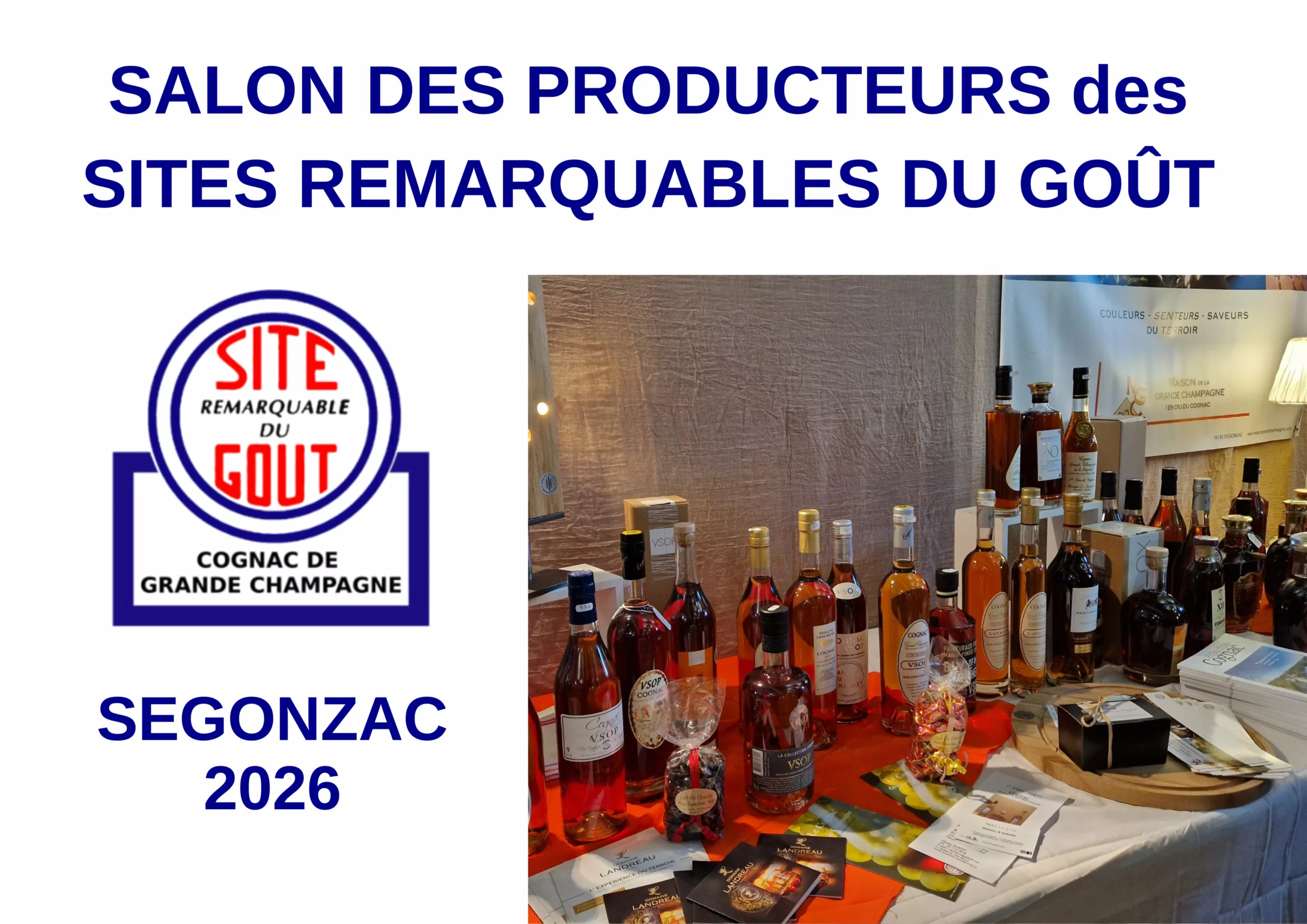 Atelier Cognac Cinéma lors du Salon du Goût Cognac de Grande Champagne