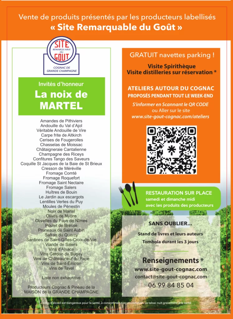 Liste des Producteurs des Sites Remarquables du Goût 2027